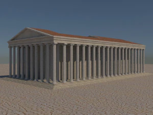 Didyma ancient city - apollon temple 2 - orginal 3D Model
