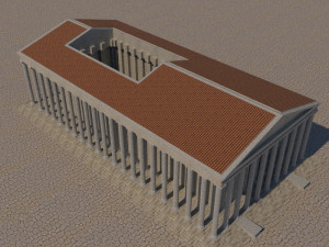 Didyma ancient city - apollon temple 2 - orginal 3D Модель