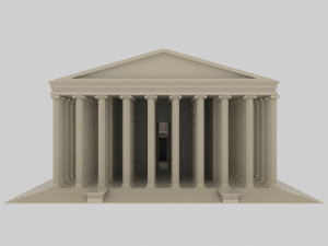 Didyma ancient city - apollon temple 2 - orginal 3D Модель