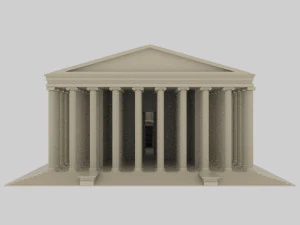 Didyma ancient city - apollon temple 2 - orginal 3D Model