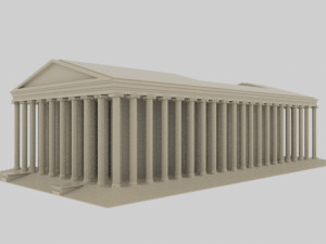 Didyma ancient city - apollon temple 2 - orginal 3D Модель