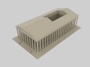 Didyma ancient city - apollon temple 2 - orginal 3D Модель