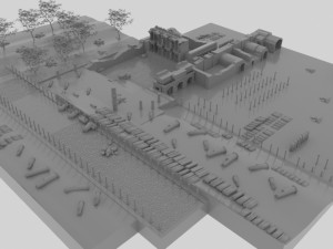 Ephesus ancient city-celesus library - antique Modello 3D
