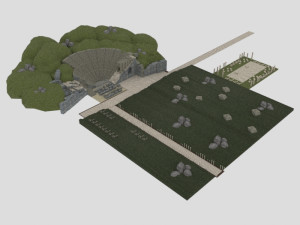 Ephesus ancient city - theater port road trade agora -antque 3Dモデル
