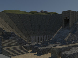 Ephesus ancient city - theater port road trade agora -antque 3Dモデル