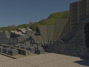 Ephesus ancient city - theater port road trade agora -antque 3Dモデル