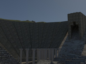 Ephesus ancient city - theater port road trade agora -antque 3Dモデル