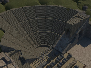 Ephesus ancient city - theater port road trade agora -antque 3Dモデル
