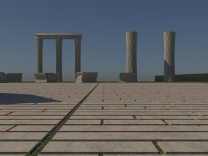 Ephesus ancient city - theater port road trade agora -antque 3Dモデル