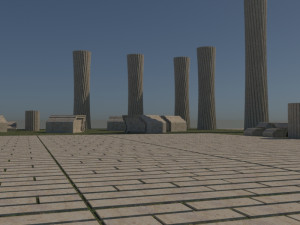 Ephesus ancient city - theater port road trade agora -antque 3Dモデル
