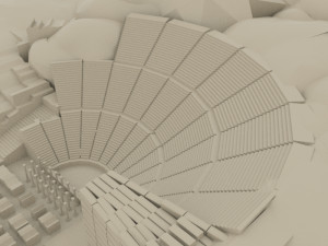 Ephesus ancient city - theater port road trade agora -antque 3Dモデル