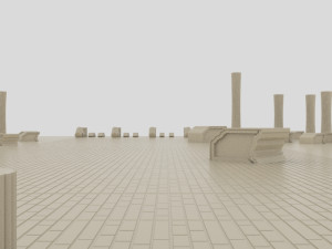 Ephesus ancient city - theater port road trade agora -antque 3Dモデル