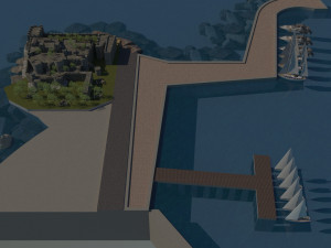 Bodrum castle 3D Model