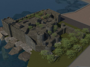 Bodrum castle 3D Model