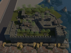 Bodrum castle 3D Model