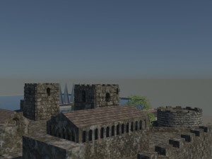 Bodrum castle 3D Model