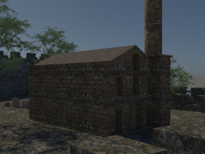Bodrum castle 3D Model