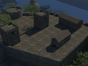 Bodrum castle 3D Model