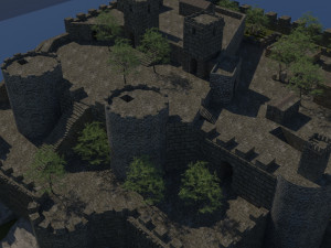 Bodrum castle 3D Model