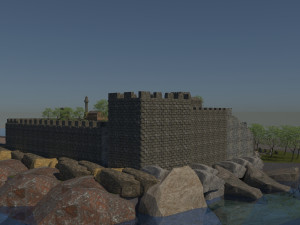 Bodrum castle 3D Model