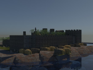 Bodrum castle 3D Model