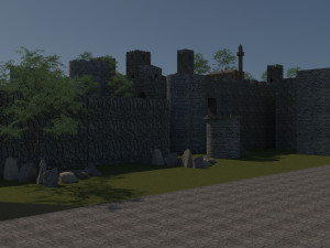 Bodrum castle 3D Model