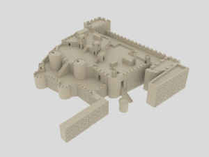 Bodrum castle 3D Model