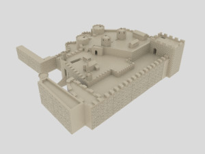 Bodrum castle 3D Model