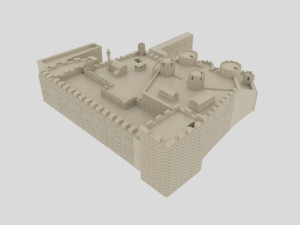 Bodrum castle 3D Model