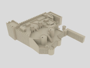 Bodrum castle 3D Model