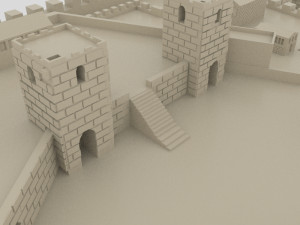 Bodrum castle 3D Model