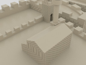 Bodrum castle 3D Model