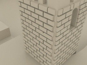 Bodrum castle 3D Model