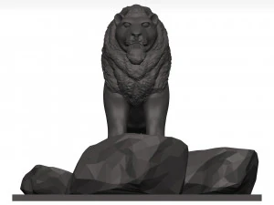 Lion 3D Model
