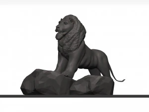 Lion 3D Model