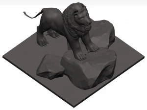 Lion 3D Model