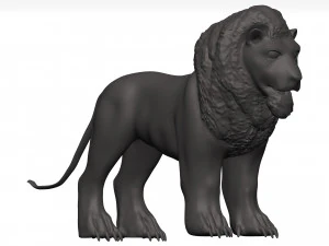 Lion 3D Model