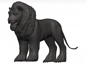 Lion 3D Model
