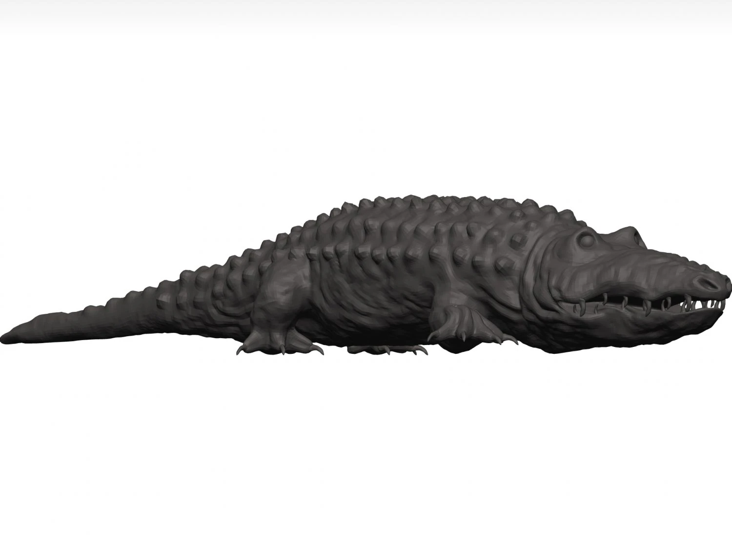 Alligator 3D Model .c4d .max .obj .3ds .fbx .stl .blend