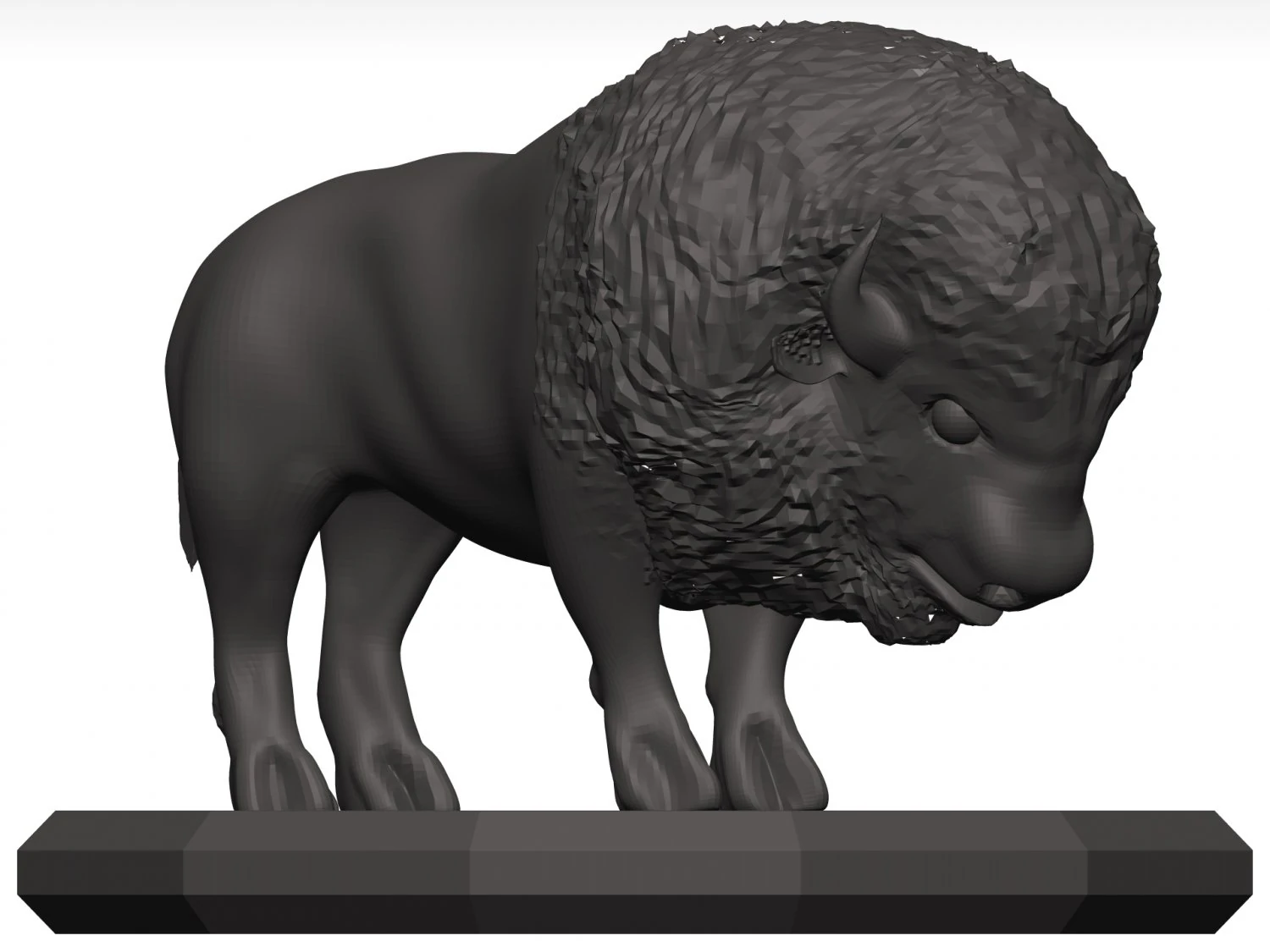 Bison 3D Model .c4d .max .obj .3ds .fbx .stl .blend