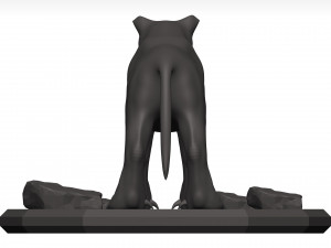 Black leopard 3D मॉडल