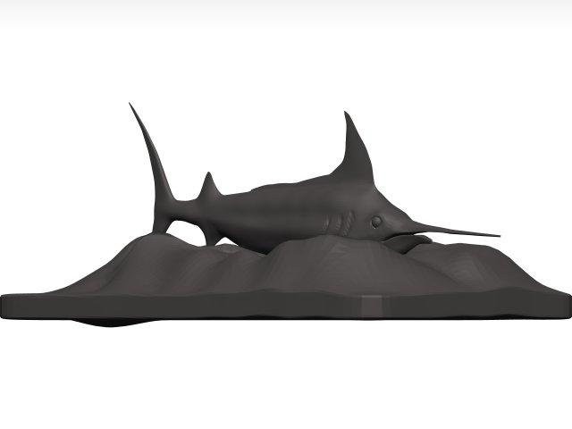 Marlin 3Dモデル .c4d .max .obj .3ds .fbx .stl .blend 