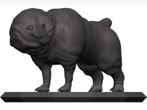 Bulldog 3D मॉडल
