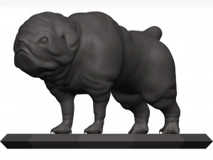 Bulldog 3D Model