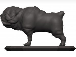Bulldog 3D मॉडल