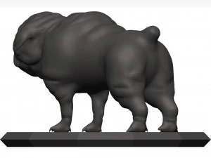 Bulldog 3D Model