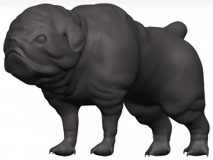 Bulldog 3D Model
