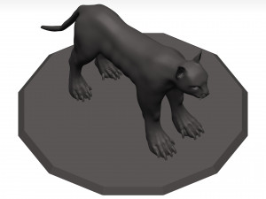 Caracal 3D Model