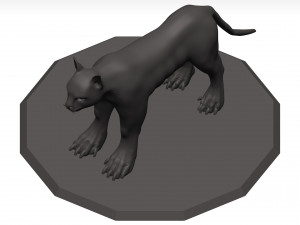 Caracal 3D Model