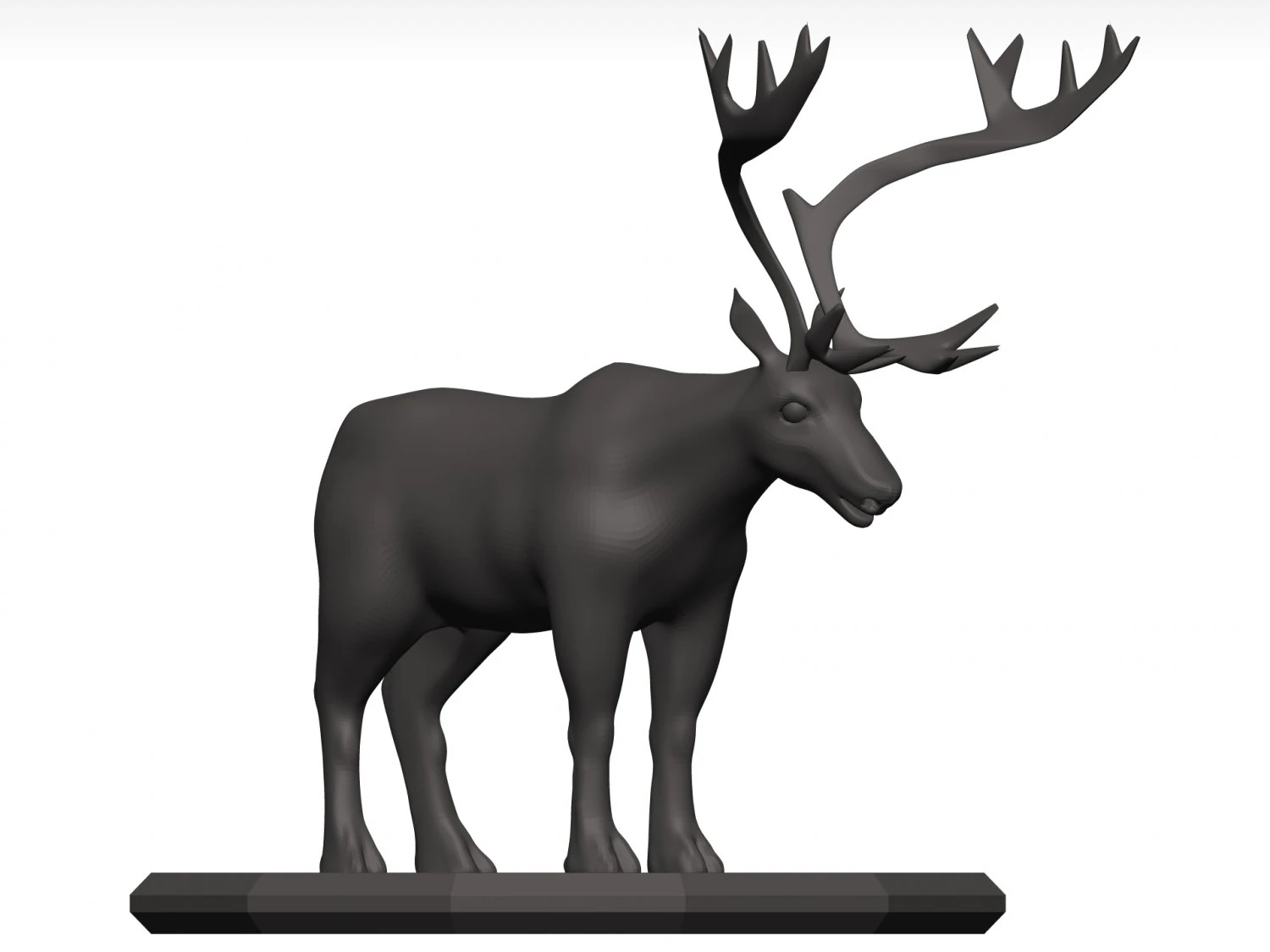 Caribou 3D Model .c4d .max .obj .3ds .fbx .stl .blend 